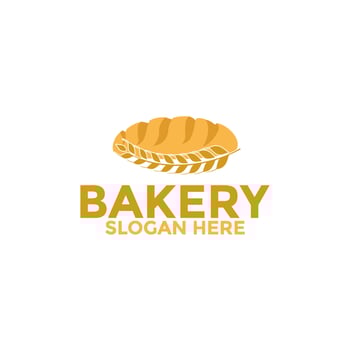 Bread logo icon, bakery logo vector design template