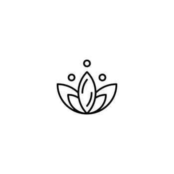 Flower Beauty Spa Logo Free Vector