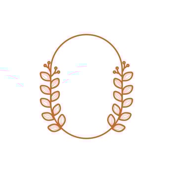 Aesthetic Frame Background , Flower , Folar , Line Template Element Decoration vector