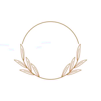 Aesthetic Frame Background , Flower , Folar , Line Template Element Decoration vector