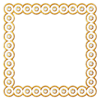 Jeweled golden frames png