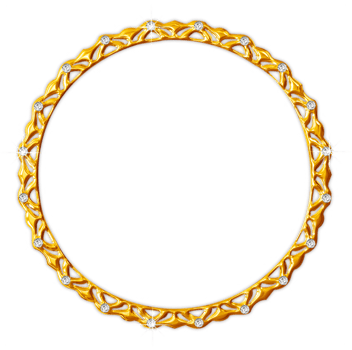 Jeweled golden frames png