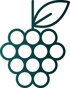 Grapes Vector Icon Design