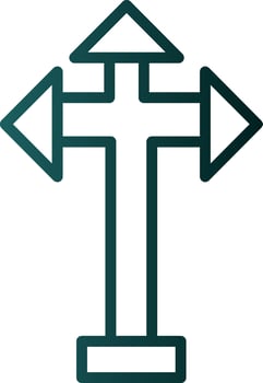 Junction Vector Icon Design