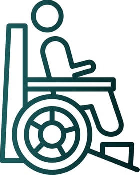 Disability Vector Icon Design