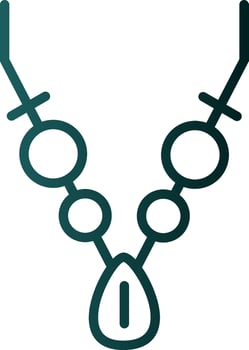 Necklace Vector Icon Design