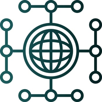 Global network Vector Icon Design