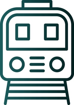 Tram Vector Icon Design