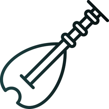 Biwa Vector Icon Design