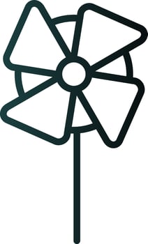 Pinwheel Vector Icon Design