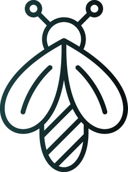 Bee Vector Icon Design
