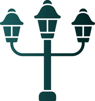 Streert Lamp Vector Icon Design