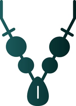 Necklace Vector Icon Design