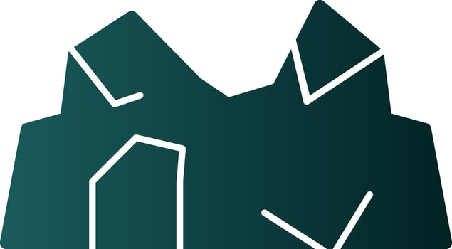 Cave Vector Icon Design