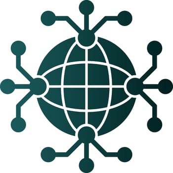 Global connection Vector Icon Design