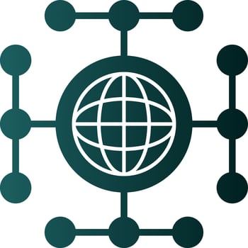 Global network Vector Icon Design