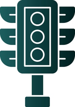 Traffic light Vector Icon Design