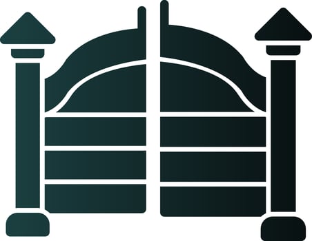 Gate Vector Icon Design