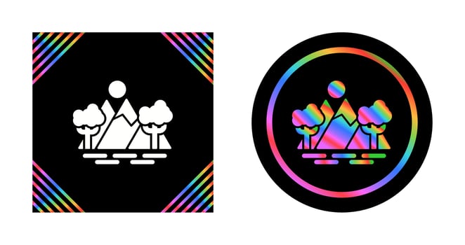 Lake Vector Icon
