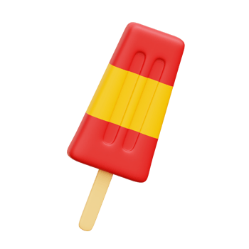 Ice cream 3d Icon Illustrations png