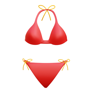 Bikini 3d Icon Illustrations png