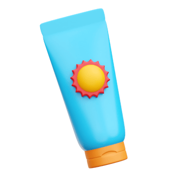 Sunscreen 3d Icon Illustrations png