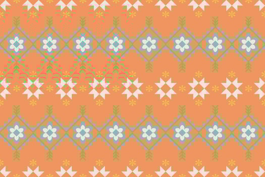 Repeat colorful decorated hand drawn embroidered ornamental all base background pattern geometric texture border ethnic tribal design for texture,fabric,clothing,wrapping,carpet. vector