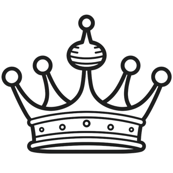 crown queen cartoon ai generative png