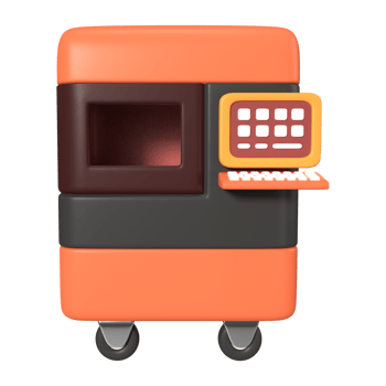 SLS 3D Printer 3D Illustration Icon png