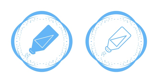 Salt bottle Vector Icon