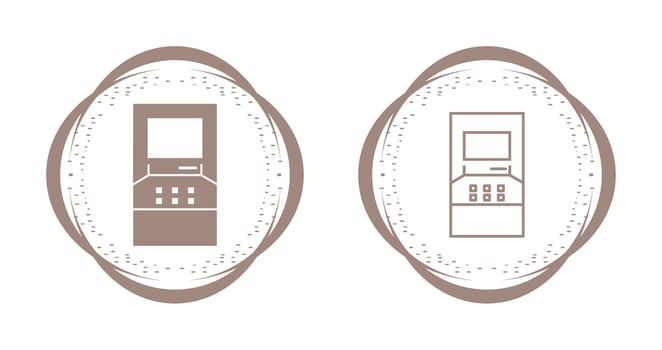 ATM Machine Vector Icon