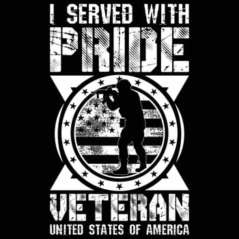 I Served With Pride Veteran United States Of America gift veteran t-shirt design vector