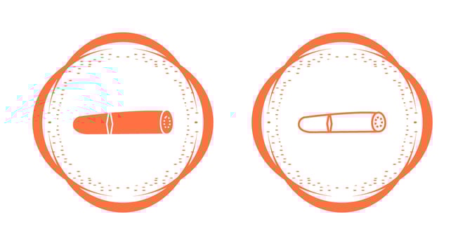 Cigar Vector Icon