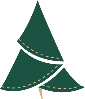 Christmas tree illustration isolated png