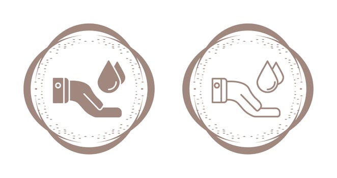 Save Water Vector Icon