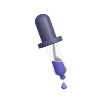 Pipette 3D render icon png