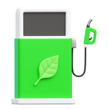 Biofuel Station 3d Icon Illustrations png