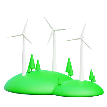 Windmill 3d Icon Illustrations png