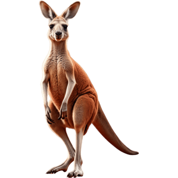 Kangaroo Desert Jumper Australia. AI Generative png