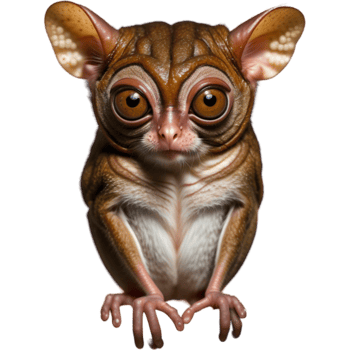 Tarsier Night Watcher Philippines. AI Generative png