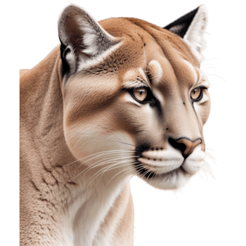Puma Mountain Ghost Chile. AI Generative png