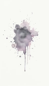 Soft watercolor splash stain background vector