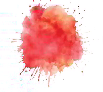 Soft watercolor splash stain background vector