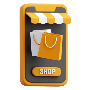 Online Shop 3d Icon Illustrations png