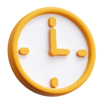 Clock 3d Icon Illustrations png