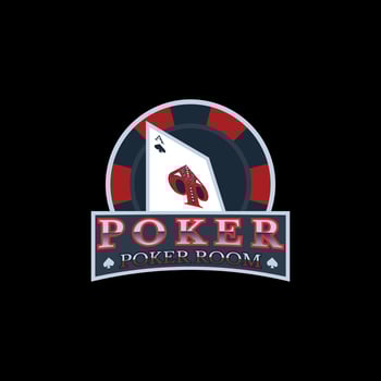 PP letter logo vector ace of spades and poker table. Suitable for gaming and gambling.