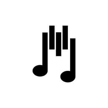 Music Logo Element Vector , Template Graphic , Sound and Melody