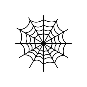 Halloween Spider Web Elemen Vector
