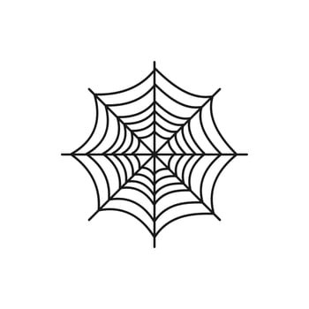 Halloween Spider Web Elemen Vector