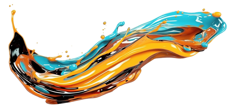 AI Generative. Colorful paint splash. Isolated design element. multicolors paint splashing explosion in the air. Splash of colors paint in the air, multicolors paint splashing explosion in the air png